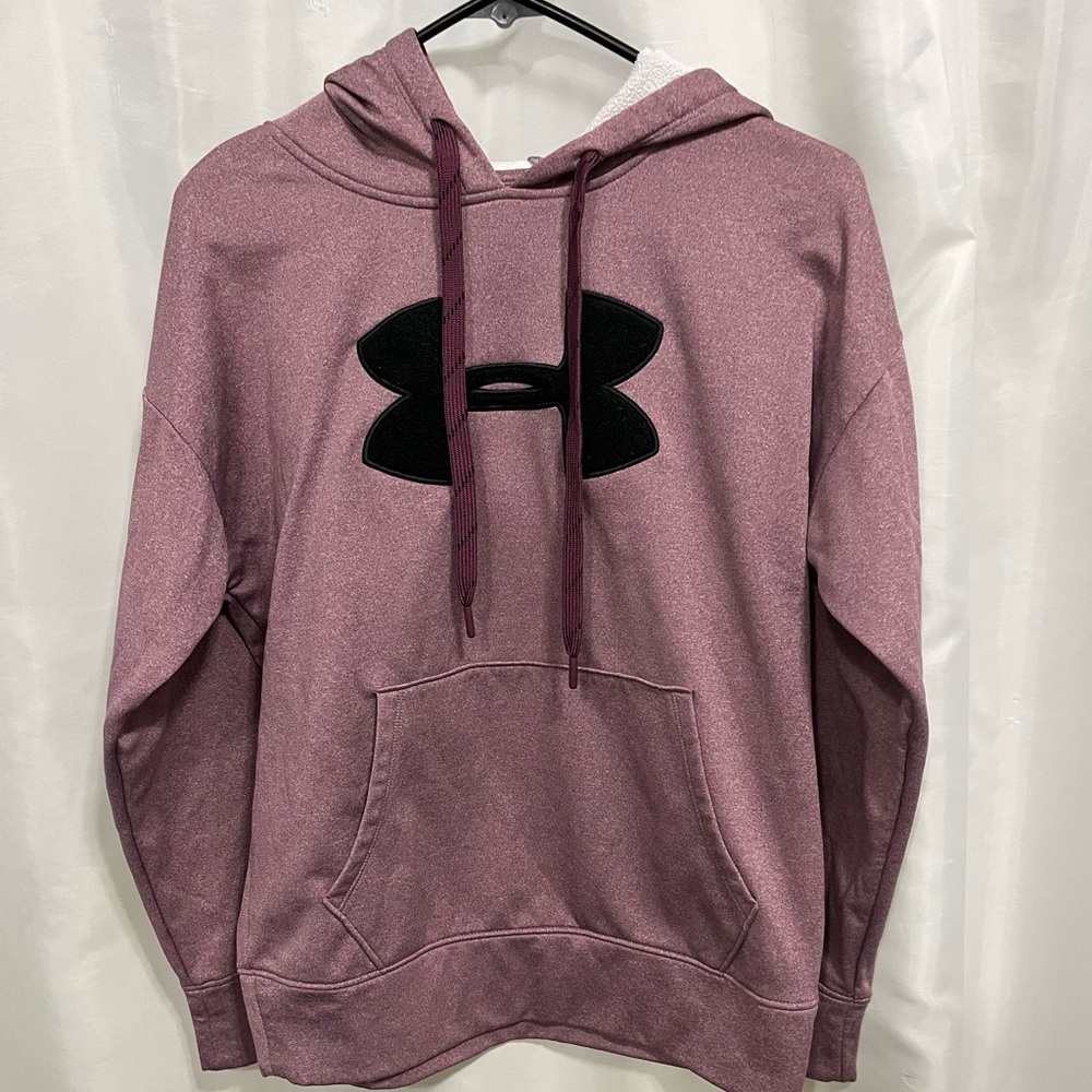 Burgundy Heather underarmour sweatshirt women’s XS